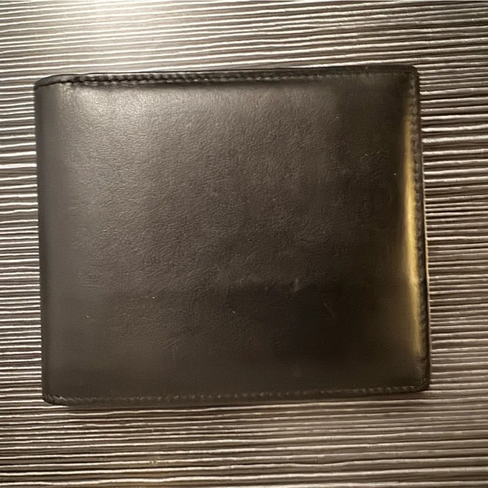 Givenchy Black Glitch Billfold Wallet